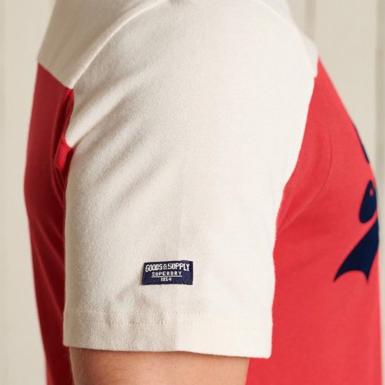 Superdry Ανδρική κοντομάνικη μπλούζα Vintage Logo AC Colourblock T-Shirt